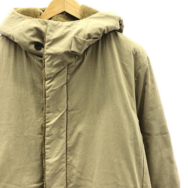 KURO / クロ コットンフーディロングダウン