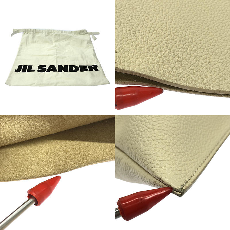 JIL SANDER / ジルサンダー XIAO BAG レザー ハンドバッグ