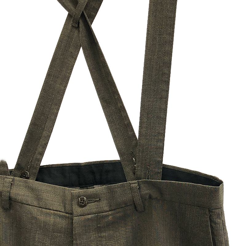 District UNITED ARROWS / ディストリクトユナイテッドアローズ サスペンダー テーパード スラックス パンツ