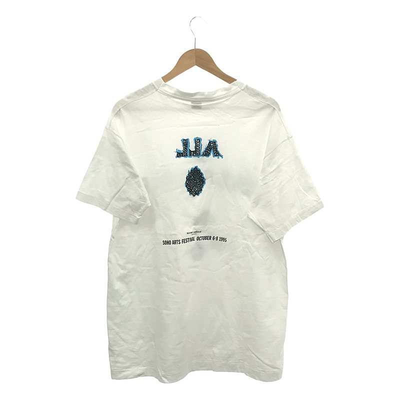 VINTAGE / ヴィンテージ古着 1990s〜 FOTOFOLIO KIKI SMITH SOHO ARTS FESTIVAL / USA製 両面 プリント Tシャツ