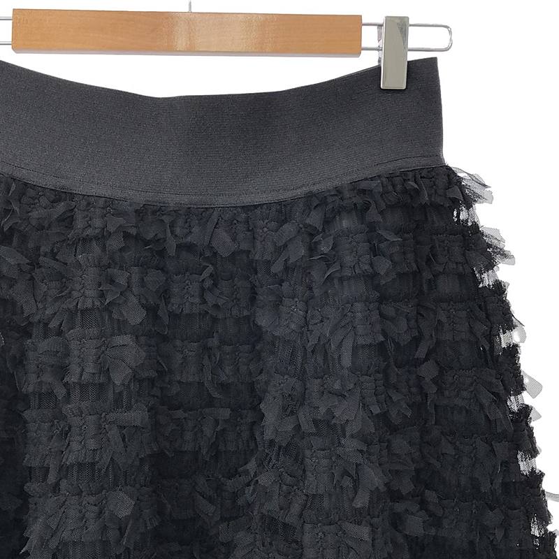 その他 チュールフリル ロングスカート