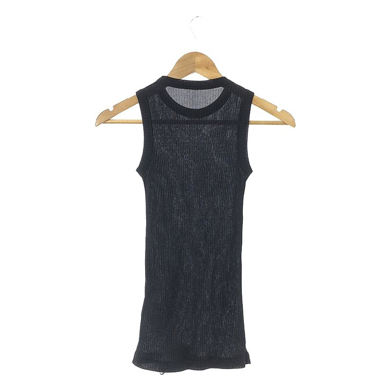 MADISON BLUE / マディソンブルー CREW NECK N/S PO RIB リブ ノースリーブニット