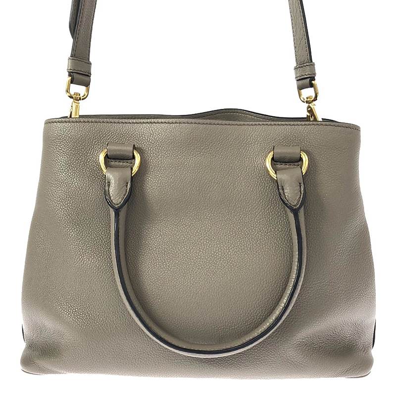 PRADA / プラダ VITELLO PHENIX / ヴィッテロ フェニックス 2way ショルダー付き レザー ハンド トートバッグ