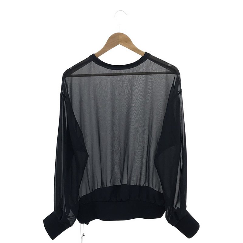 L'Appartement / アパルトモン Sheer Blouse シフォンジョーゼット シアーブラウス