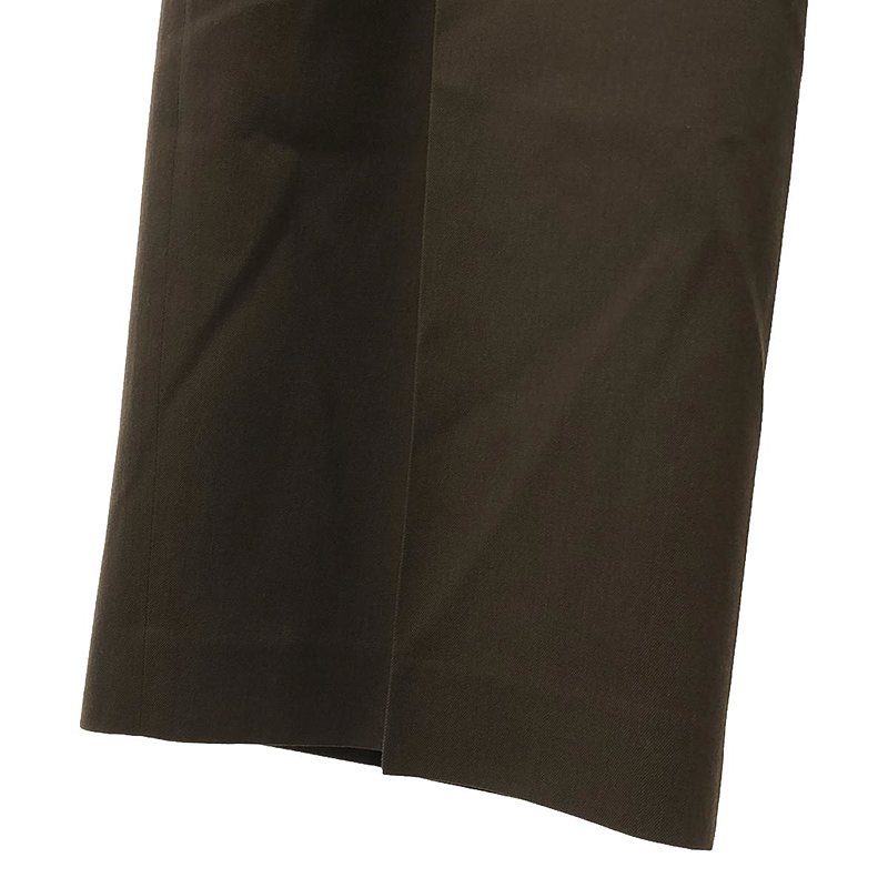 ATON / エイトン WOOL GABARDINE WIDE PANTS ウールギャバジンワイドパンツ