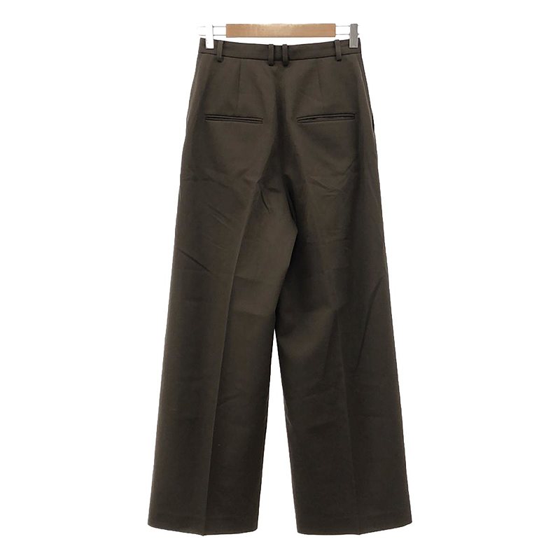 ATON / エイトン WOOL GABARDINE WIDE PANTS ウールギャバジンワイドパンツ