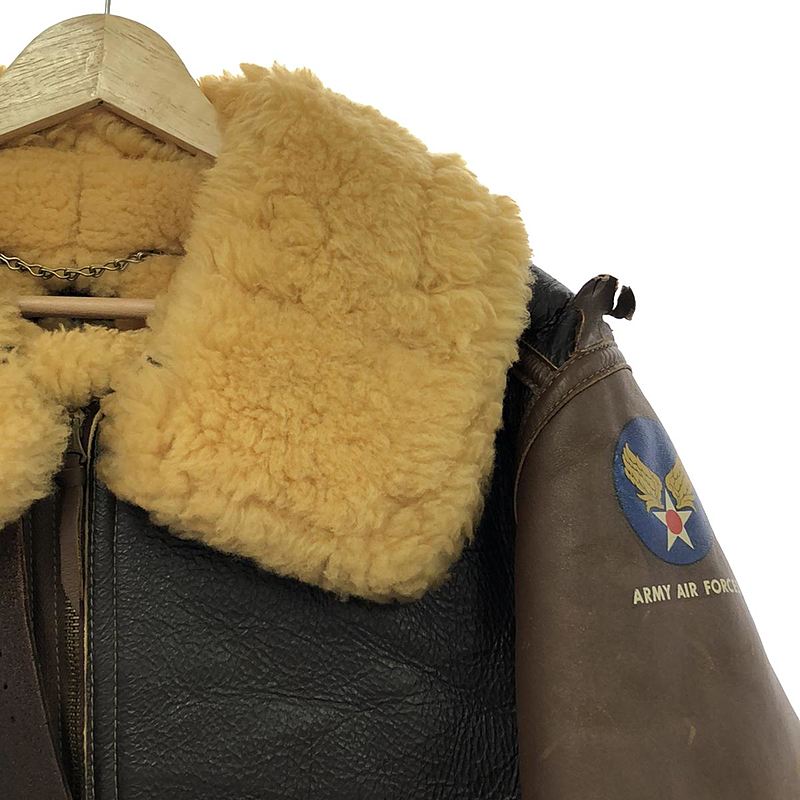 THE REAL McCOY'S / ザリアルマッコイズ PERRY SPORTSWEAR 実名復刻 TYPE B-3 袖切替 ムートン フライトジャケット