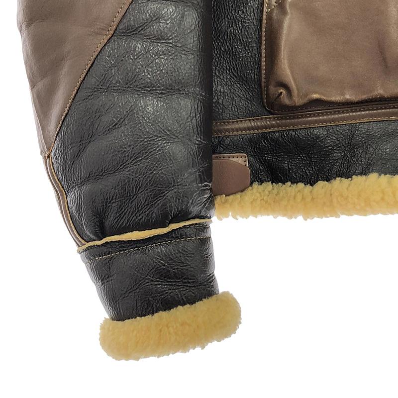 THE REAL McCOY'S / ザリアルマッコイズ PERRY SPORTSWEAR 実名復刻 TYPE B-3 袖切替 ムートン フライトジャケット