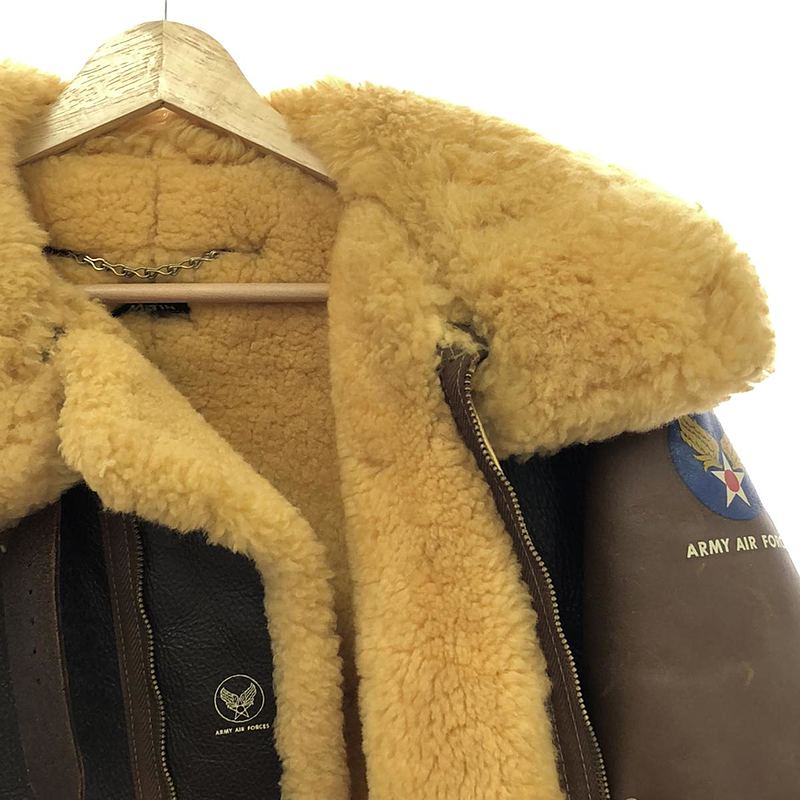 THE REAL McCOY'S / ザリアルマッコイズ PERRY SPORTSWEAR 実名復刻 TYPE B-3 袖切替 ムートン フライトジャケット