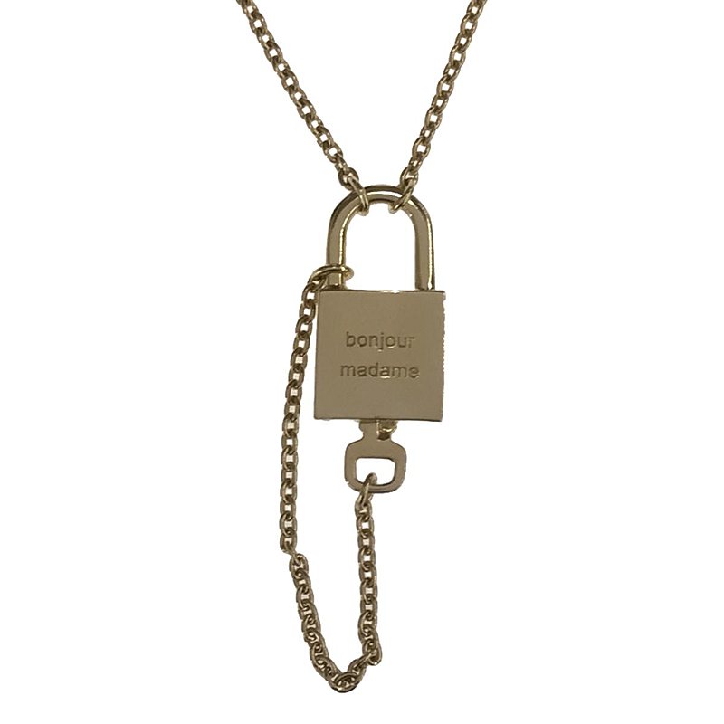 MUSE de Deuxieme Classe / ミューズドゥーズィーエムクラス BONJOUR MADAME KEYツキ60cmチェーンNL ネックレス