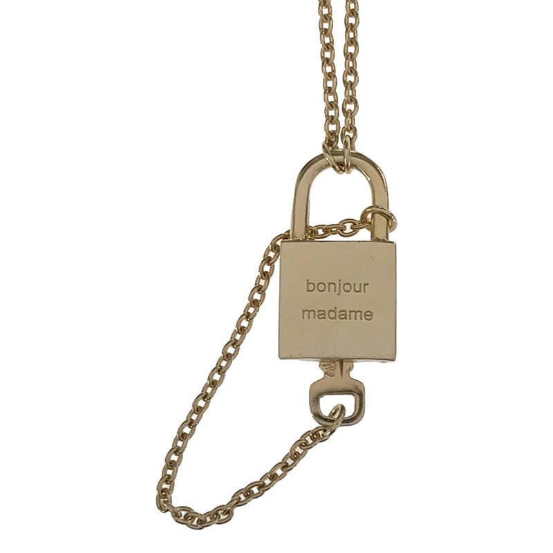MUSE de Deuxieme Classe / ミューズドゥーズィーエムクラス BONJOUR MADAME KEYツキ60cmチェーンNL ネックレス