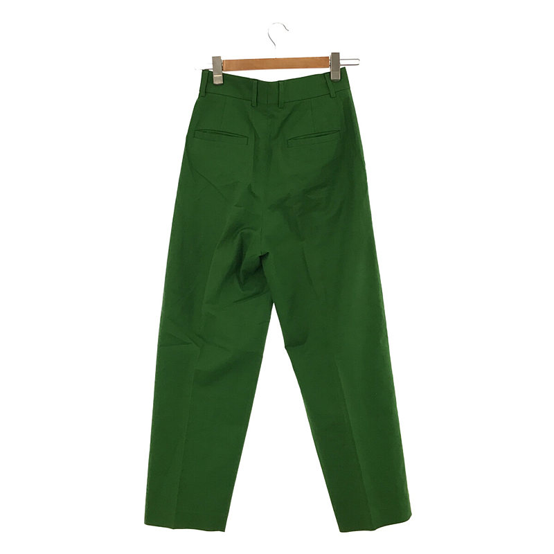 ROKU / ロク TUCK PANTS コットンリネン キャンバス タックパンツ