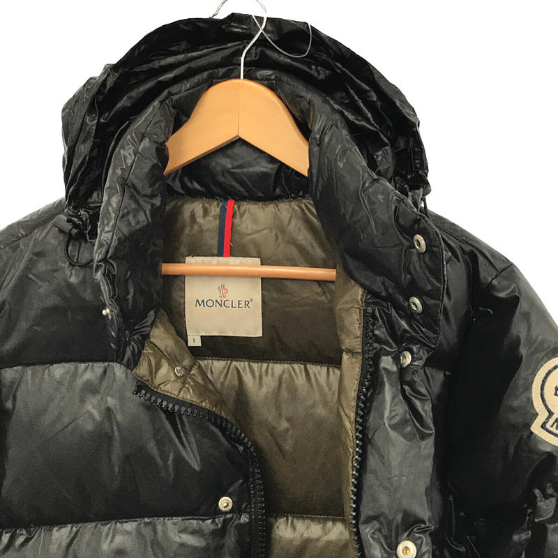 TISSU MATERIAL STOFF TESSUTO 収納可能フード ダウンジャケットMONCLER / モンクレール