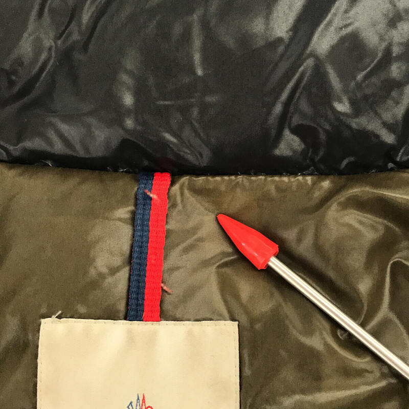 MONCLER / モンクレール  TISSU MATERIAL STOFF TESSUTO 収納可能フード ダウンジャケット