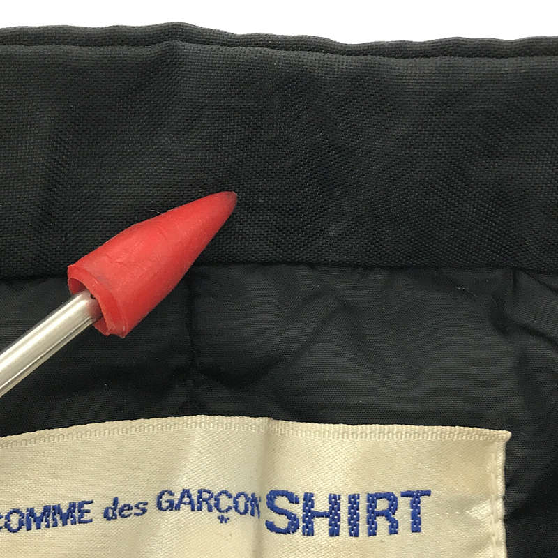 COMME des GARCONS SHIRT / コムデギャルソンシャツ フック式 スタンドカラー ダウンベスト
