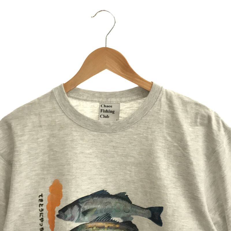 Chaos Fishing Club / カオスフィッシングクラブ × BEAMS MEN ビームス メン Sea Bass クールネック プリント tシャツ カットソー