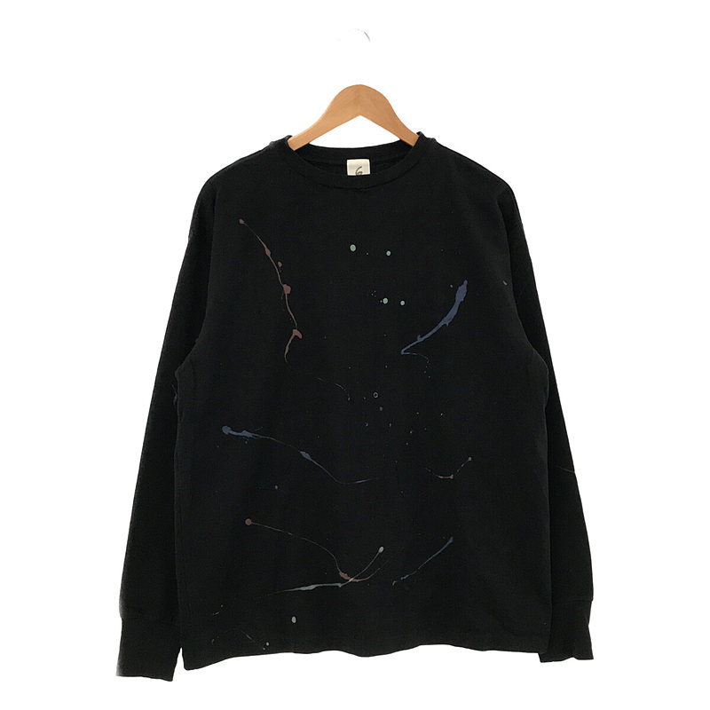 【6(ROKU)】DRIPPING LONG SLEEVE PULLOVER