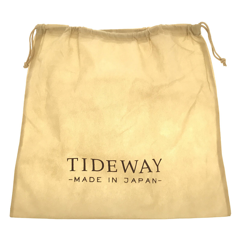 TIDEWAY / タイドウェイ 巾着 レザー ミニ ショルダーバッグ 保存袋