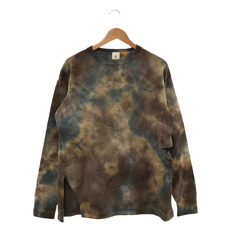 DOUBLE SLIT TIE DYE MOTIF PULLOVER タイダイ スリットカットソー