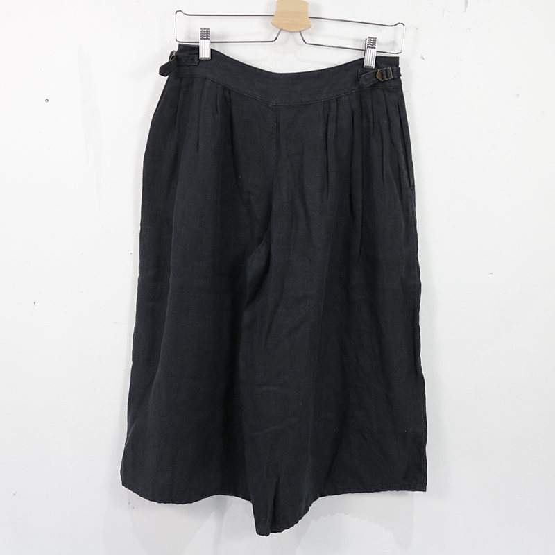 evam eva / エヴァムエヴァ リネン 脇尾錠ワイドパンツ