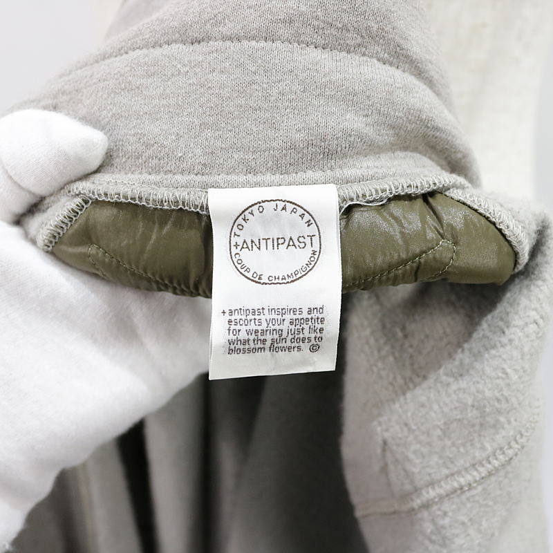 ANTIPAST / アンティパスト スウェットトレンチコート