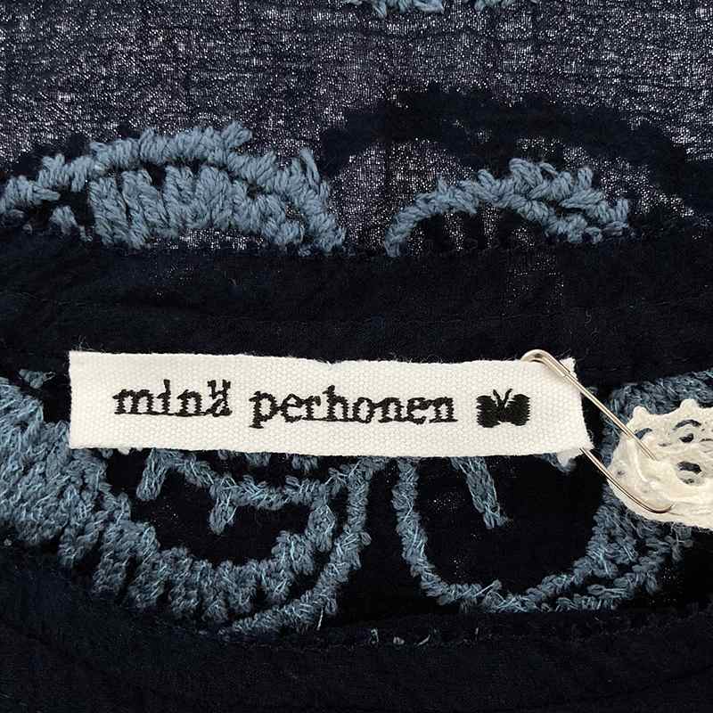 mina perhonen / ミナペルホネン hope embroidery ノースリーブ ブラウス