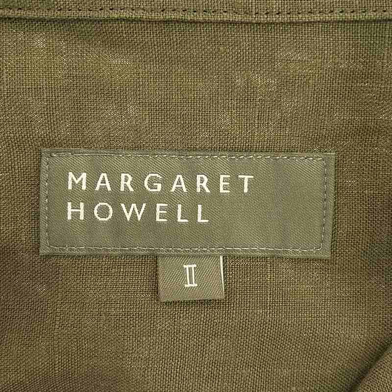 MARGARET HOWELL / マーガレットハウエル SHIRTING LINEN リネン 半袖シャツ