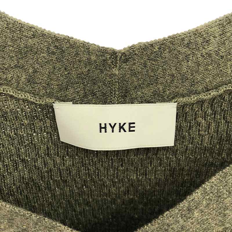 HYKE / ハイク C/C KNIT THERMAL BUSTIER TOP ニットビスチェ