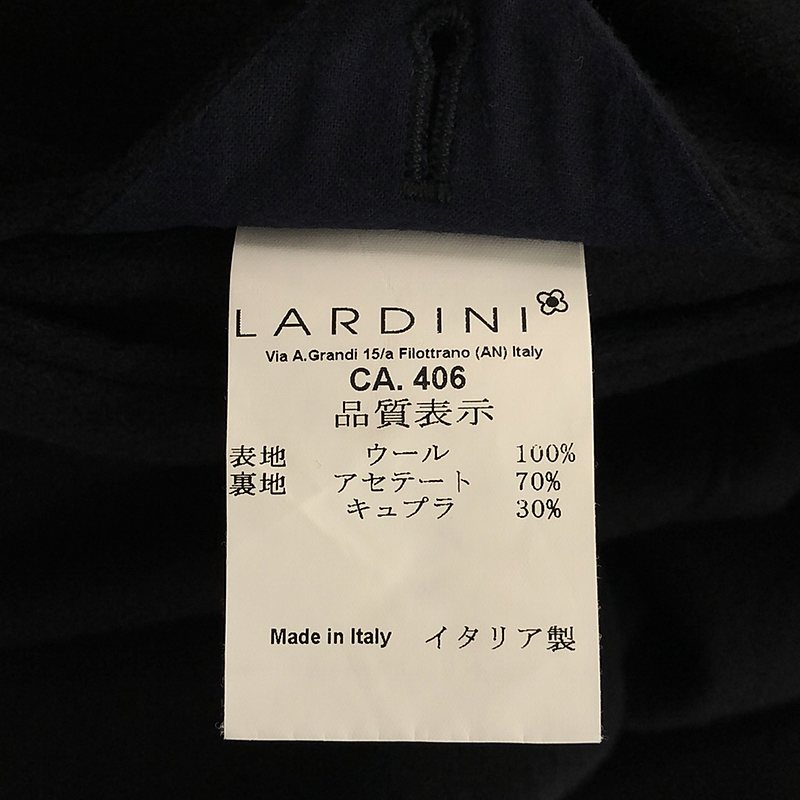 LARDINI / ラルディーニ ウールメルトン シングル チェスターコート