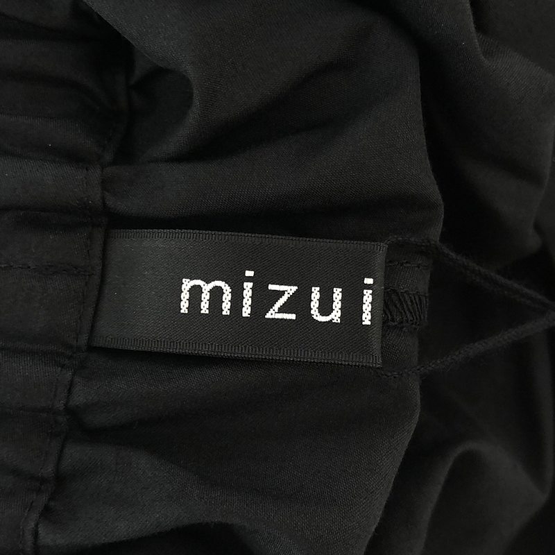 mizuiroind / ミズイロインド waist gather wide flare PT ワイドパンツ