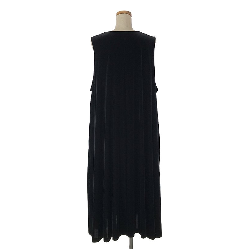 foufou / フーフー 【THE DRESS #16】no-sleeve velour ワンピース