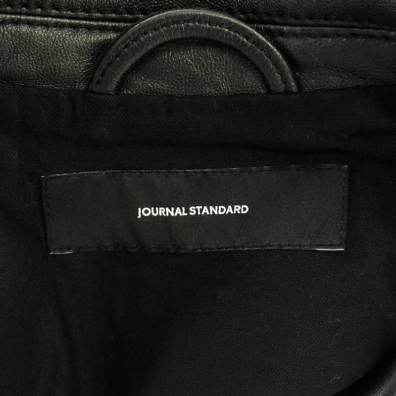 JOURNAL STANDARD / ジャーナルスタンダード ラムレザー ダブル ライダースジャケット