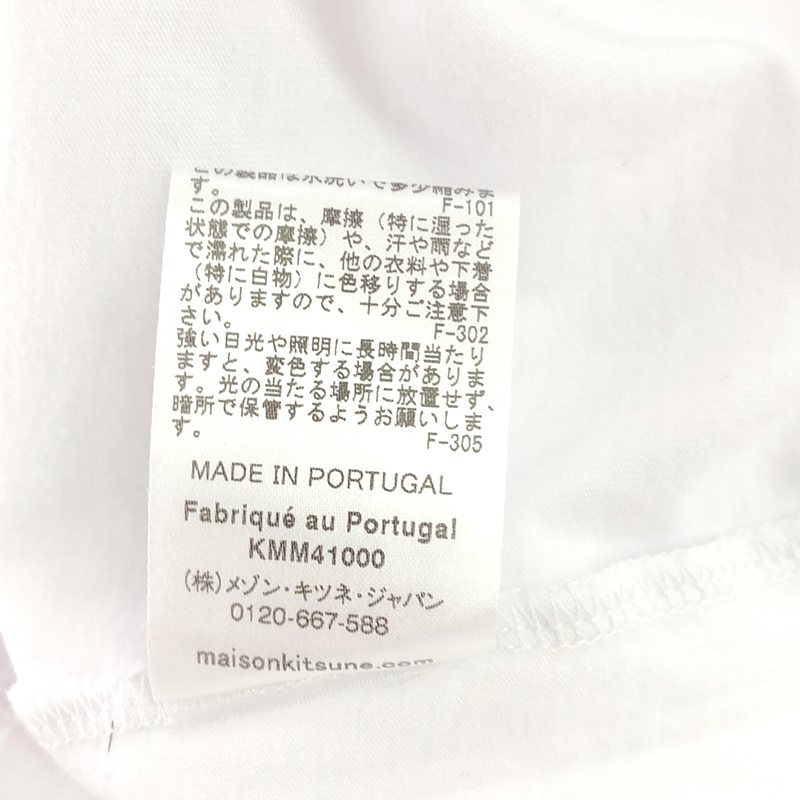 MAISON KITSUNE / メゾンキツネ フォックスワッペン クルーネックポケットTシャツ