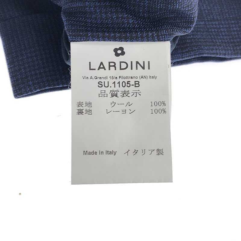 LARDINI / ラルディーニ セットアップ スーツ ウール グレンチェック 3B テーラードジャケット / スラックス