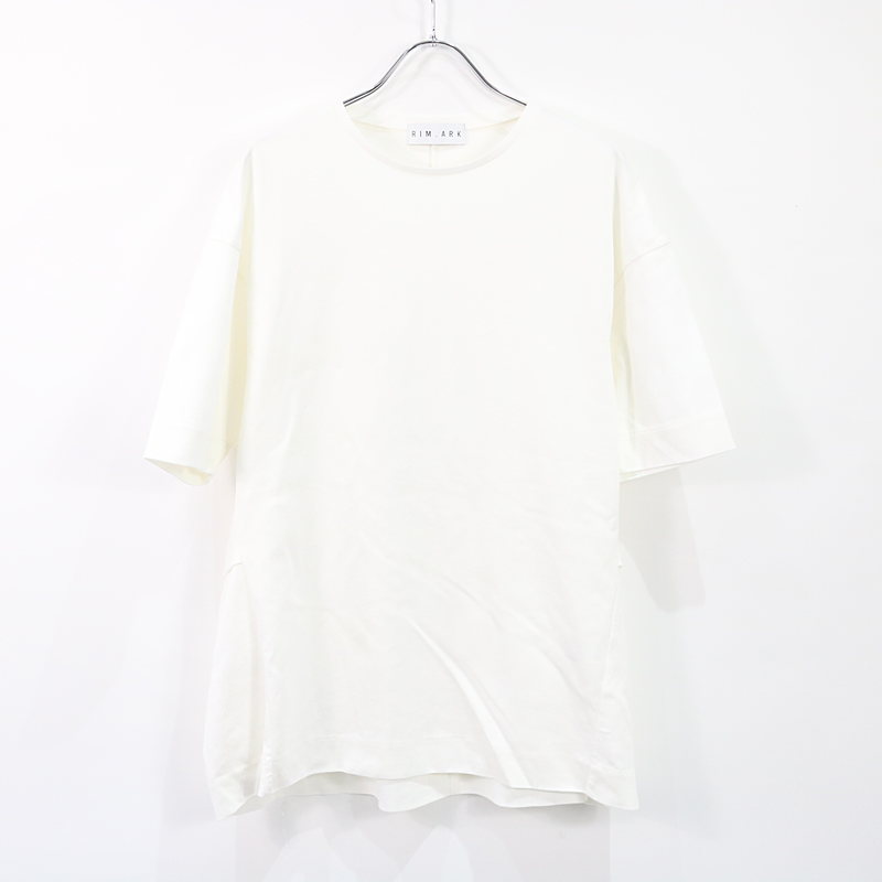 Round silhouette cut tops ラウンドデザインTシャツ