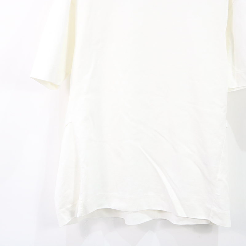 RIM.ARK / リムアーク Round silhouette cut tops ラウンドデザインTシャツ