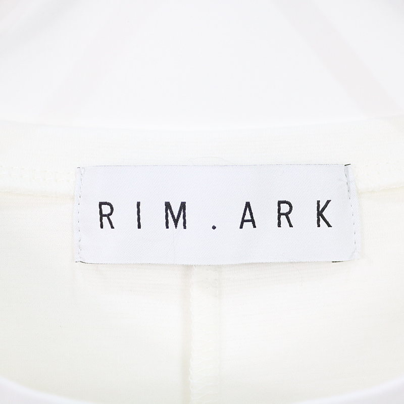 RIM.ARK / リムアーク Round silhouette cut tops ラウンドデザインTシャツ