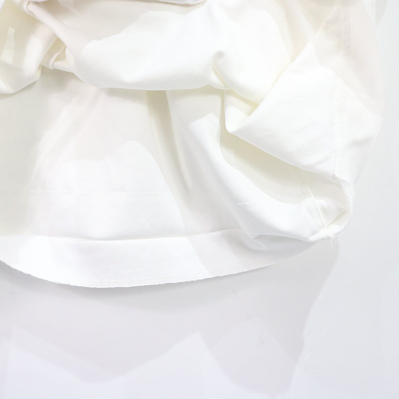 RIM.ARK / リムアーク Round silhouette cut tops ラウンドデザインTシャツ