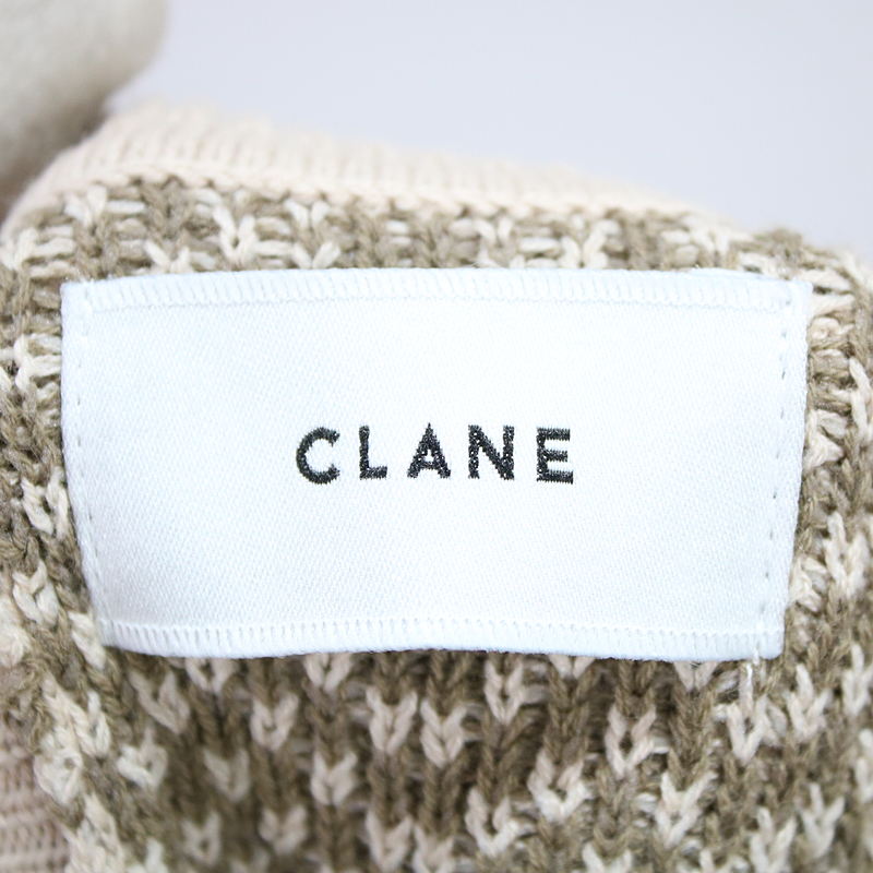 CLANE / クラネ バックスリットニットベスト