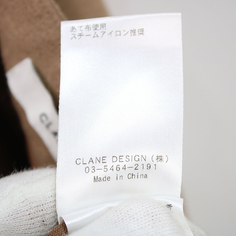 CLANE / クラネ J/W STRAIGHT SLACKS PANTS ストレートスラックスパンツ