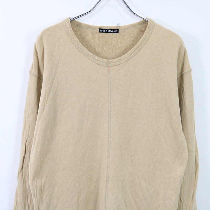 ISSEY MIYAKE MEN / イッセイミヤケメン 裏地ヘンプ混 クルーネックカットソー