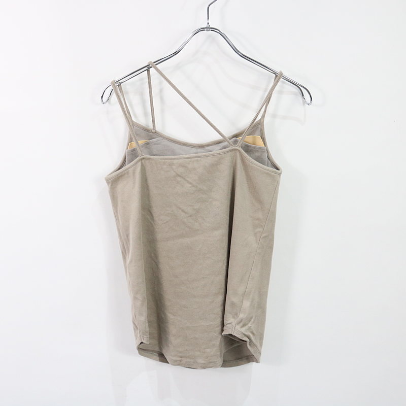 人気大割引 Clane SLANT STRAP CAMI TOPS 完売キャミソール