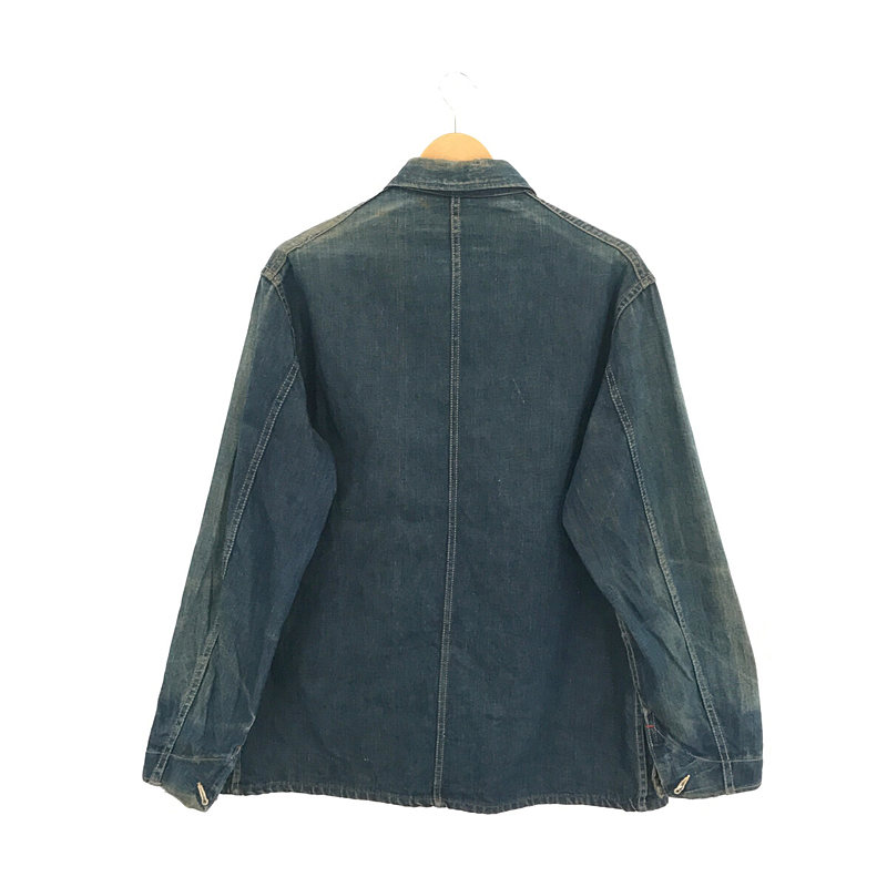 VINTAGE / ヴィンテージ 古着 推定 40s-50s RailRoad Jacket チェンジボタン デニム カバーオール ジャケット