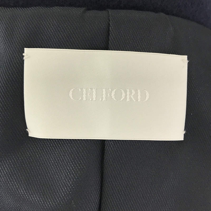 CELFORD / セルフォード × BELLANDI社製 別注 super130's イタリア生地 ビックカラーロングコート
