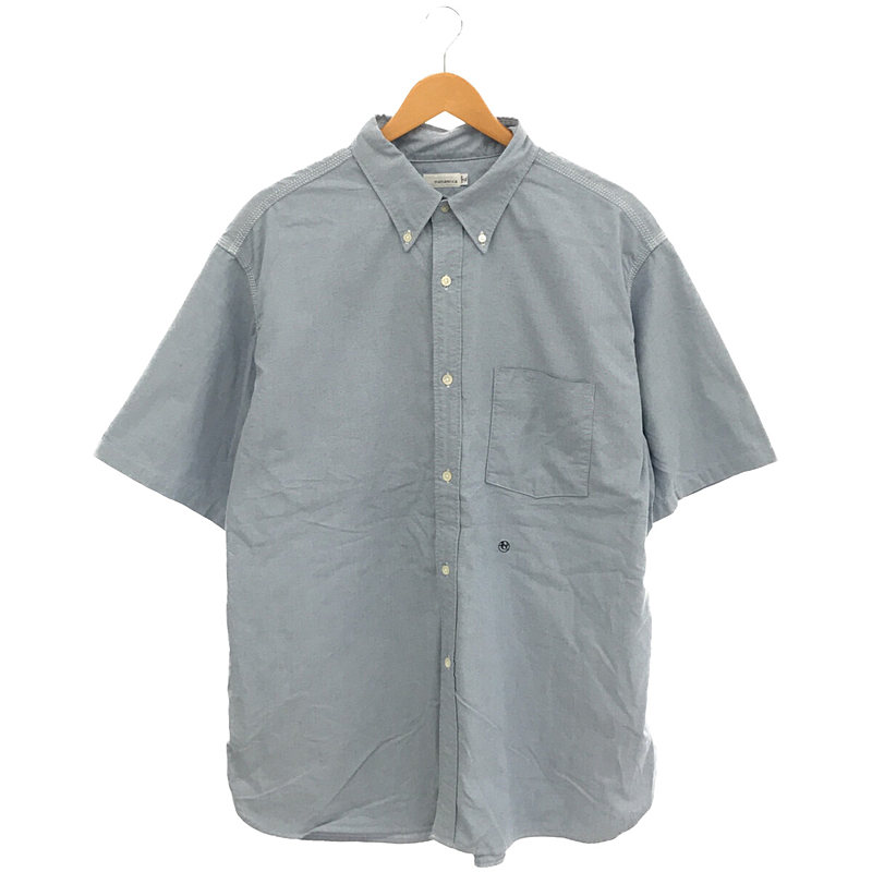 Button Down Wind H/S Shirt  SUGS067 コットン ワイドシルエット ボタンダウン シャツ