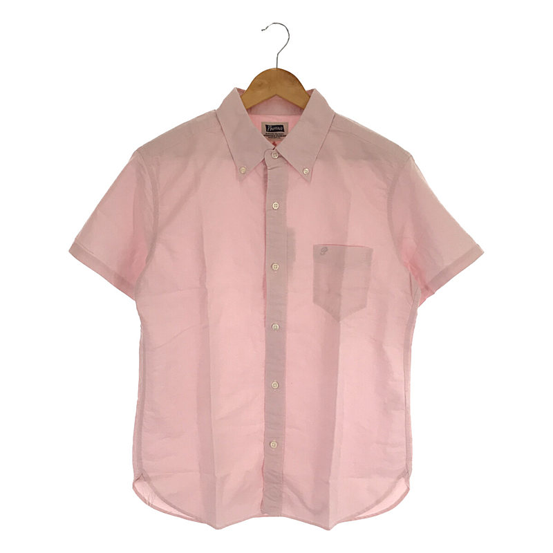 S/S BUTTON-DOWN SHIRTS オックスフォード ボタンダウン シャツ pink