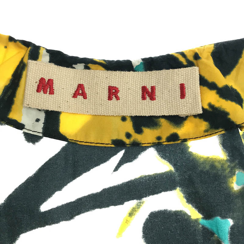 MARNI / マルニ コットン 総柄 プリント フレア スカート