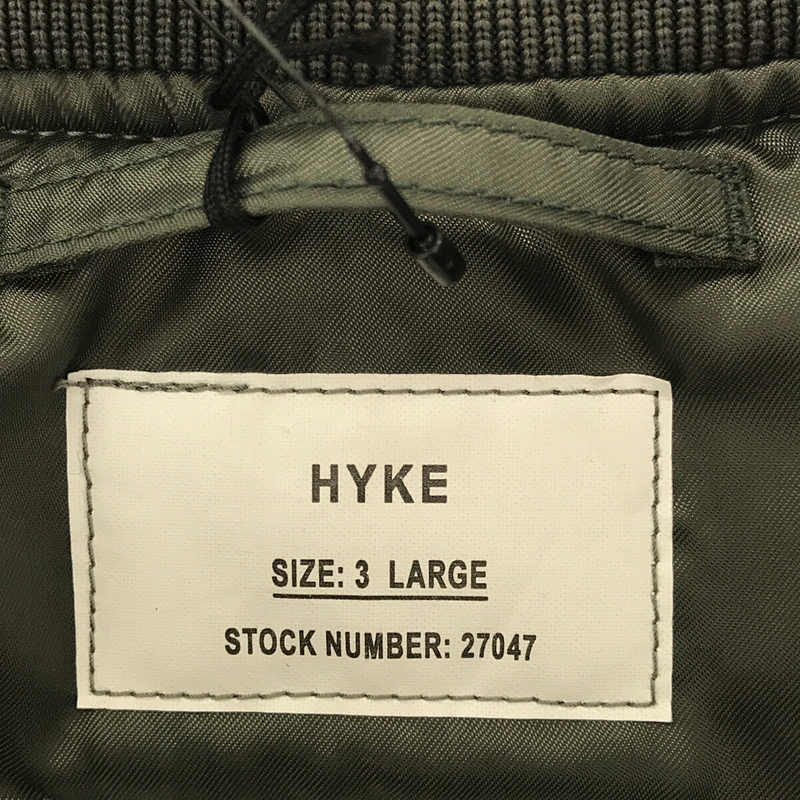 HYKE / ハイク UNITED ARROWS 別注 MA-1 ミリタリージャケット ブルゾン