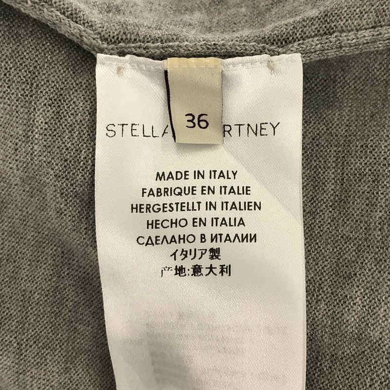 STELLA McCARTNEY / ステラマッカートニー ウール シルク レタード ワッペン ニット