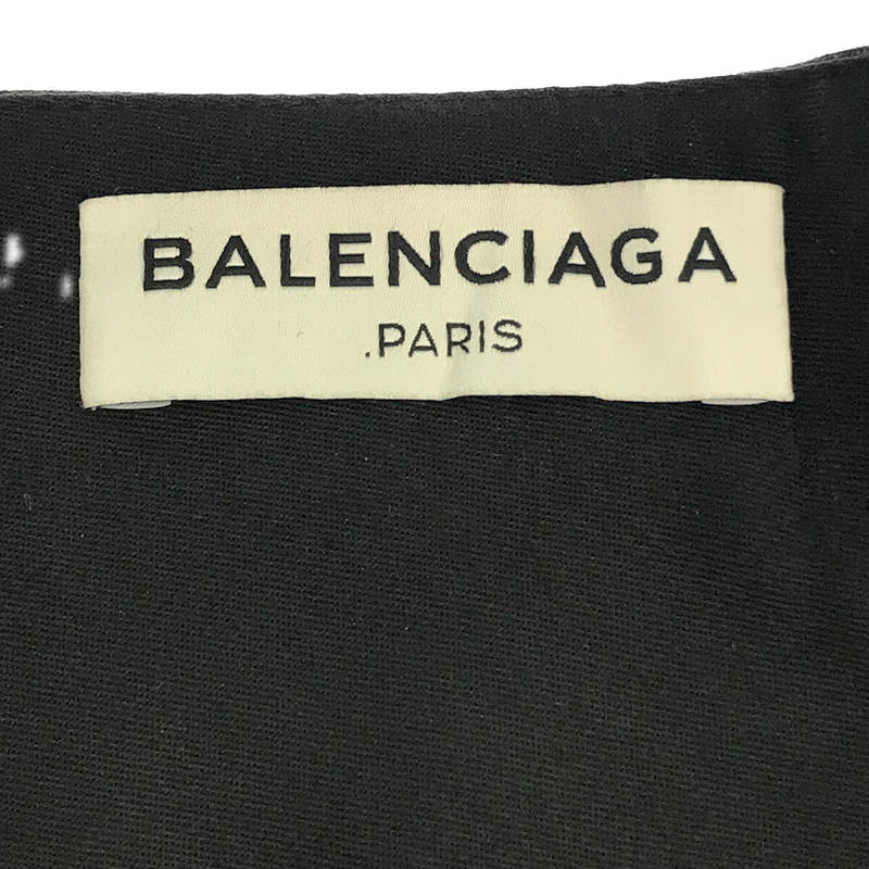 BALENCIAGA / バレンシアガ ウール モヘア混 2タック テーパード スラックス